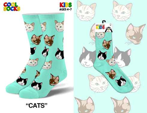 Cats Kids Socks
