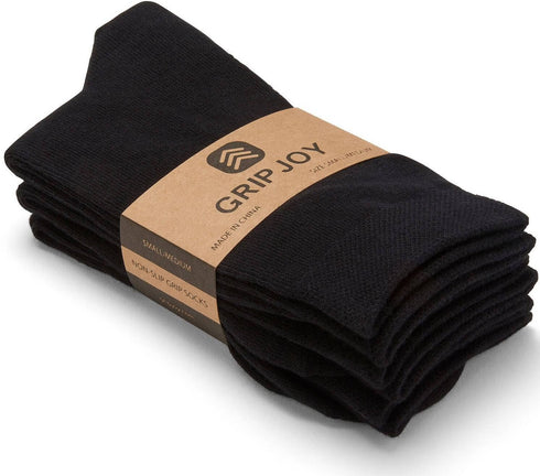 Black Original Crew Non-Slip Socks - 3 pairs