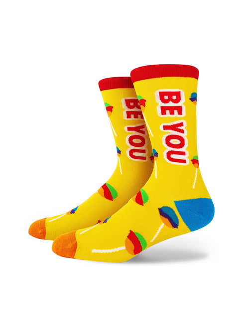 LGBTQ+ Be You Socks: Lollipops