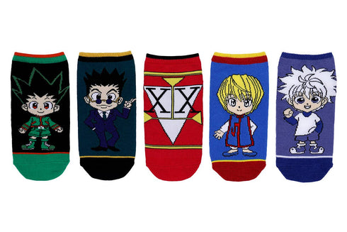 Hunter x Hunter 5 Pair Pack Lowcut Socks