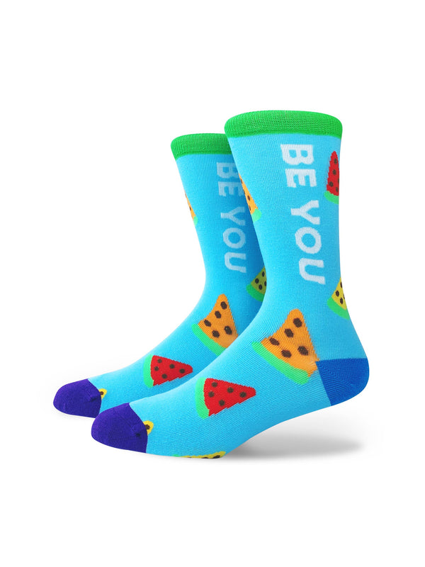 LGBTQ+ Be You Socks: Watermelon