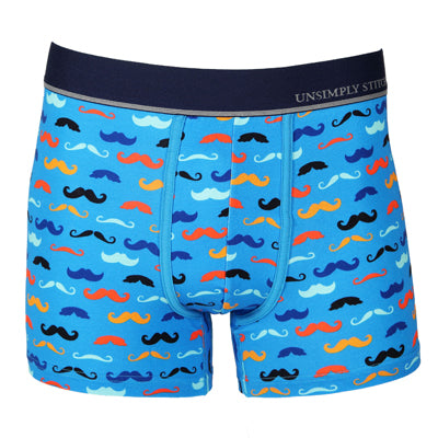 Mustaches Boxer Trunk