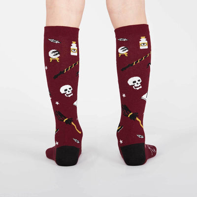Spells Trouble Youth Knee Socks