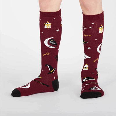 Spells Trouble Youth Knee Socks