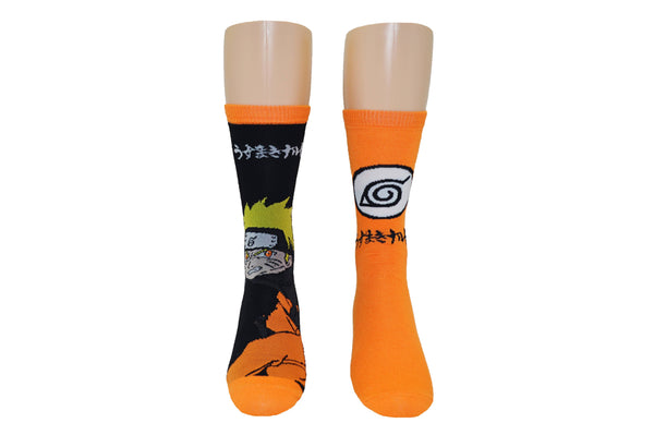 Naruto Shippuden Socks Leaf 2 Pair Crew Socks