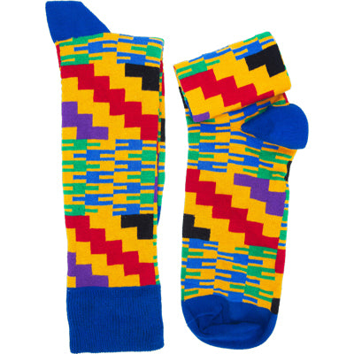 Akwaaba Kente African Socks