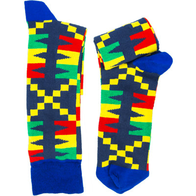 Apuskeleke African Kente Socks