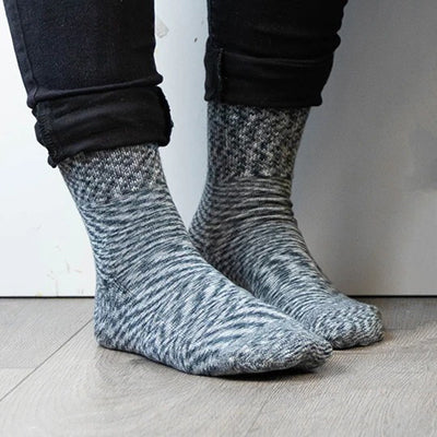 Diabetic Socks - Marble Grey