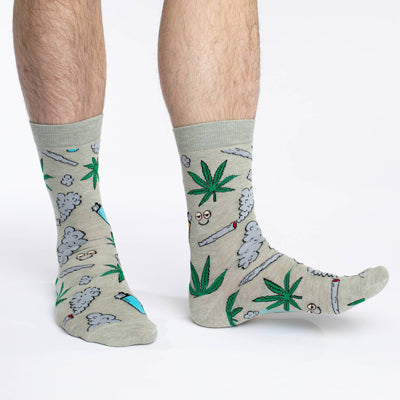 Stoned Marijuana Socks
