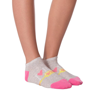Women's Wine Time Ankle Socks Six Pair Pack
