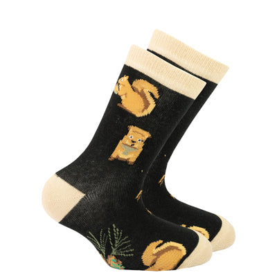 Kid's Squirrel Crew Socks