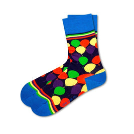 Men's Women's Colorful Balloons Socks