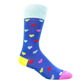 Men's Women's Colorful Hearts Socks