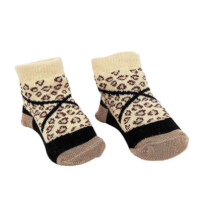 Leopard Print Mary Jane Socks
