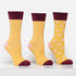 Matching Pair + Mismatched Spare - Yellow and Pink (3 Pk)