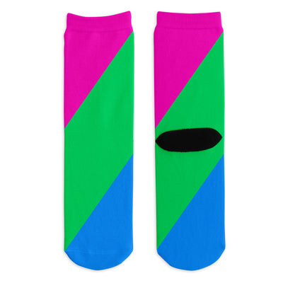 Polysexual Pride Flag Socks
