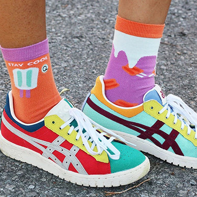 Organic Adult Socks - Popsicle - Mismatched