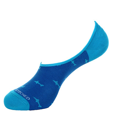 Shark Ditsy - No Show Socks