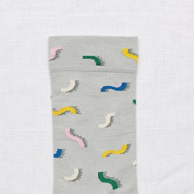 Socks Celadon Spaghetti