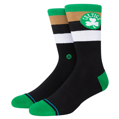 Boston Celtics Stripe Crew Socks