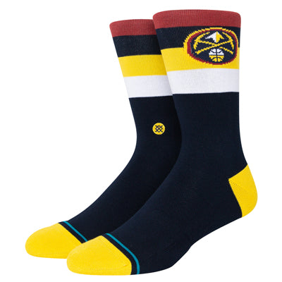 Denver Nuggets Stripe Crew Socks
