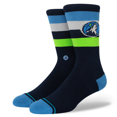 Minnesota Timberwolves Stripe Crew Socks