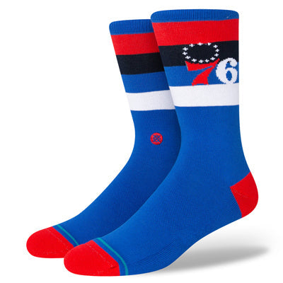 Philadelphia 76ers Stripe Crew Socks
