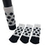 Sock It To Ya! Chair Sock Set - B&W Dots