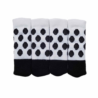Sock It To Ya! Chair Sock Set - B&W Dots