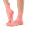 Medium Weight Crew Toe Socks - Coral