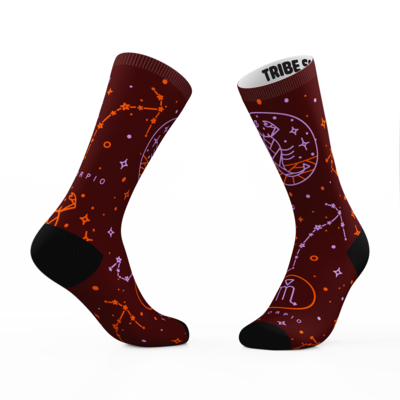 Scorpio Zodiac Socks