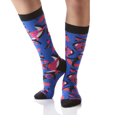 “Kaledooscope” Women’s Novelty Knee-High Socks