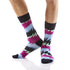 Wavy Men's Crew Socks