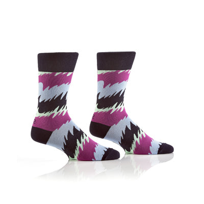 Wavy Men's Crew Socks