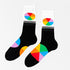 Color Wheel Crew Socks - Men's