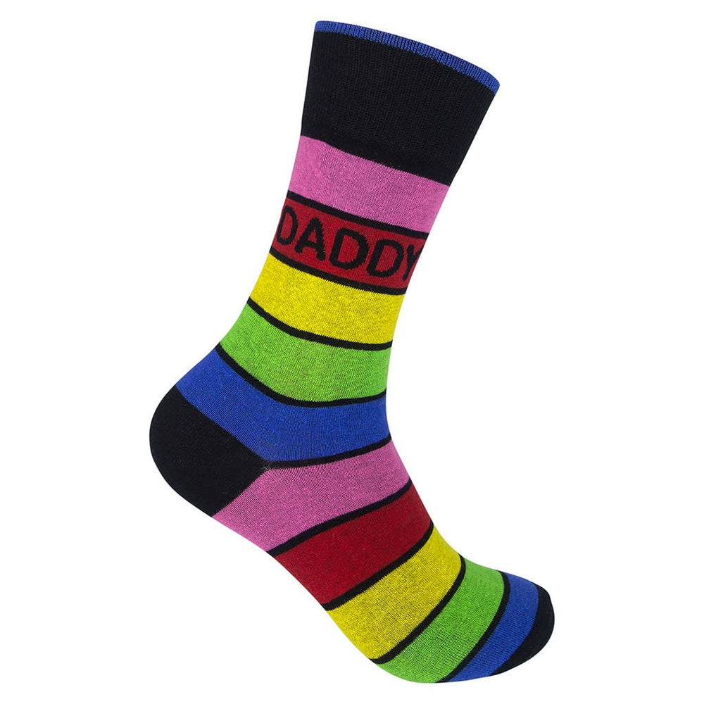 Daddy Gay Rainbow Socks
