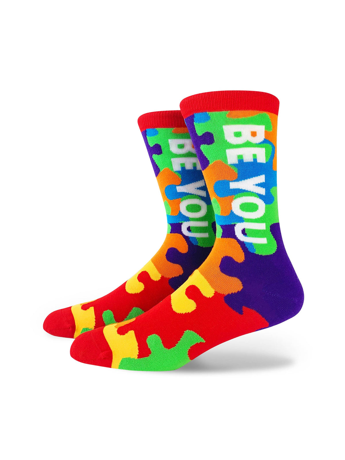 LGBTQ+ Socks: Be You Pride
