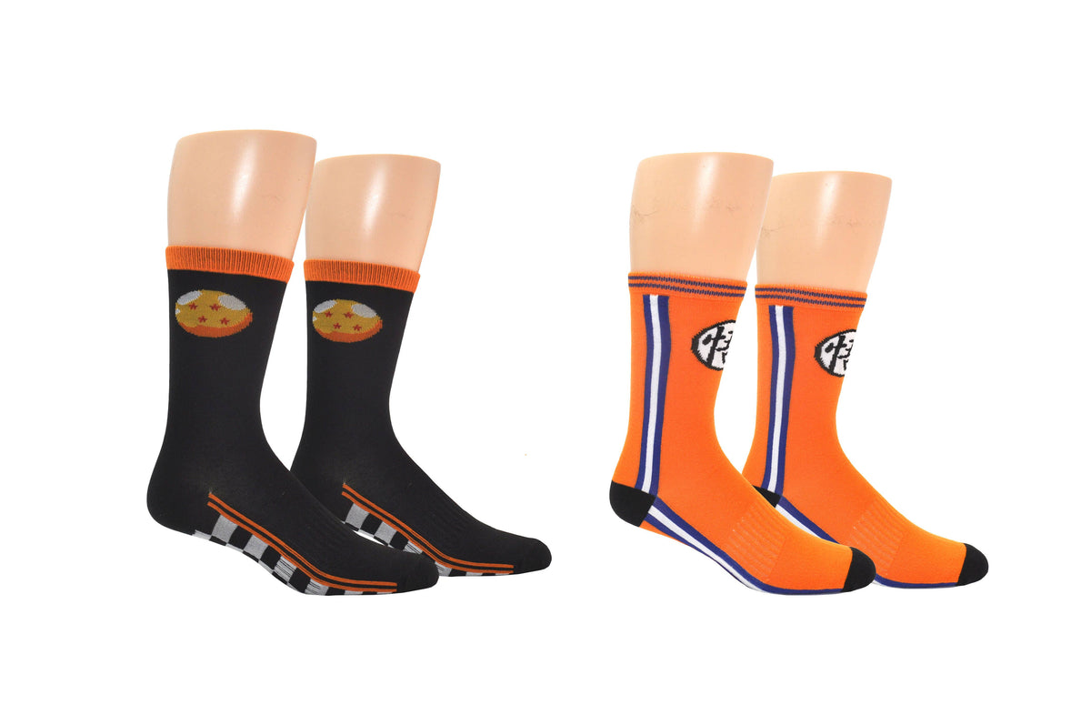 Dragon Ball Super Streetwear 2 Pair Crew Socks