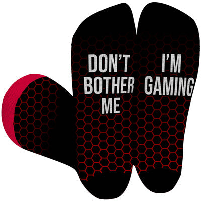 Men's Fun Don't Bother Me - Gaming Matrix Socks