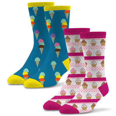 Women's Fun 2 Pack Dessert Socks