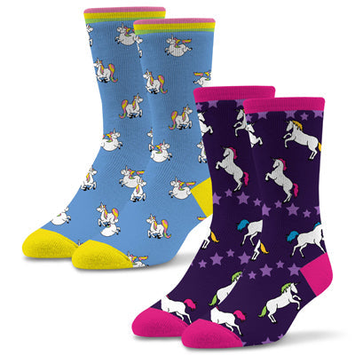 Women's Fun 2 Pack Unicorn Socks