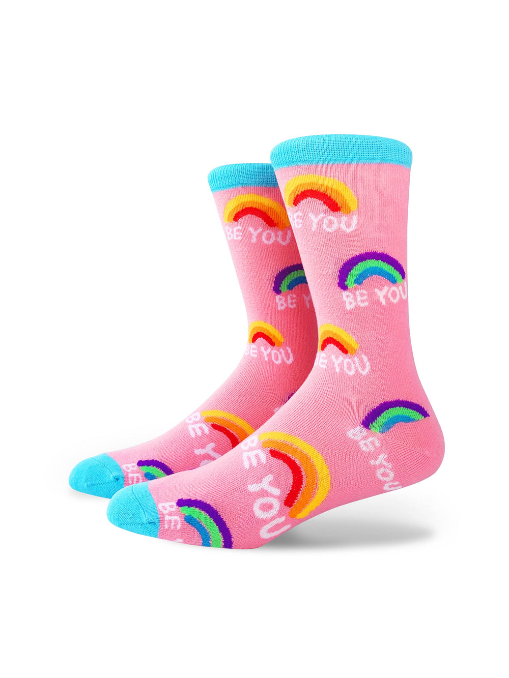 LGBTQ+ Be You Socks: Rainbow