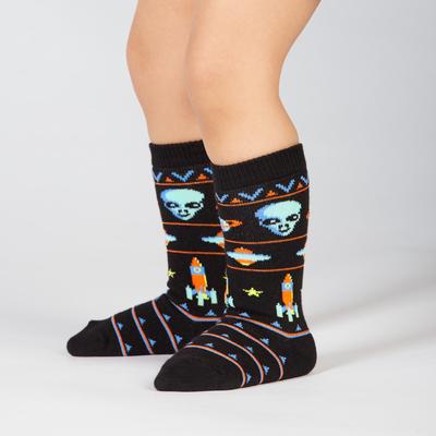 Alien Sweater Youth Knee Socks