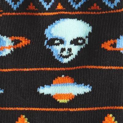 Alien Sweater Youth Knee Socks