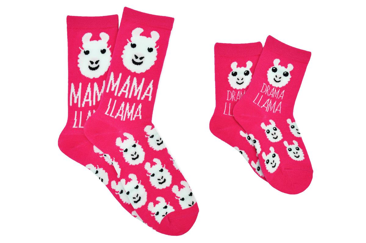 Me + My Mini Llama 2 Pair Pack Crew Socks