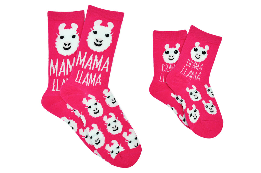 Me + My Mini Llama 2 Pair Pack Crew Socks