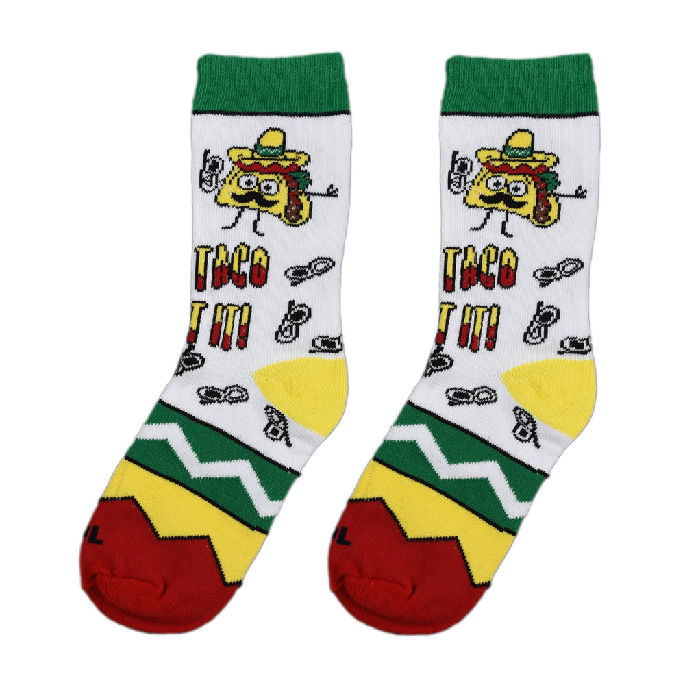 Taco Bout It Kids Socks