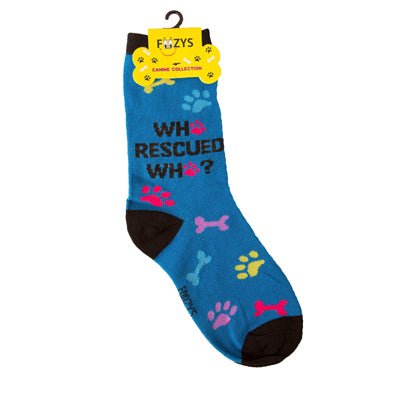 Who Rescued Who Socks