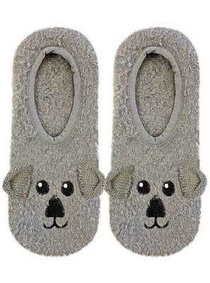 Fuzzy Koala Slipper Socks