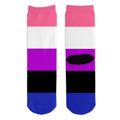 Genderfluid Pride Flag Socks